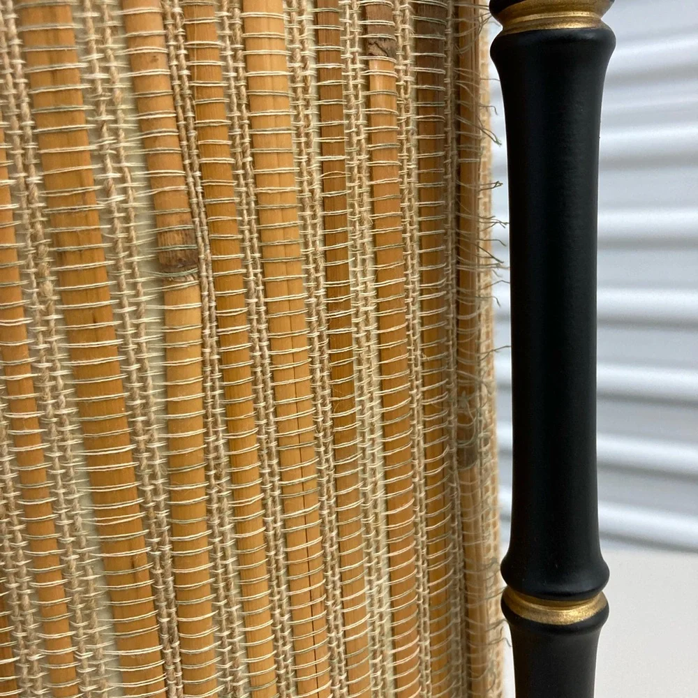 Vintage Metal and Bamboo Wired Lantern